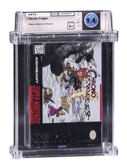 1995 SNES (USA) "Chrono Trigger" Sealed Video Game - WATA 9.4/A+
